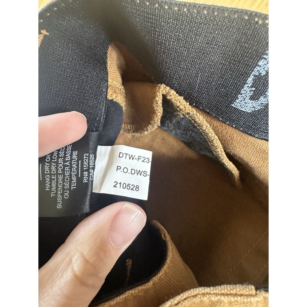 Dovetail Workwear Maven X Pants Women's 0/30 Saddle Brown Slim Canvas Utility - Picture 5 of 9